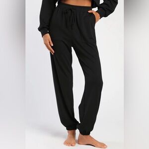 Lulu's Classic Black Joggers